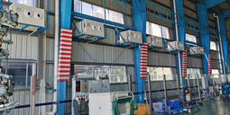 飛機(jī)維修倉庫降溫空調(diào)安裝 工業(yè)省電空調(diào)-吊頂式射流空調(diào)機(jī)組