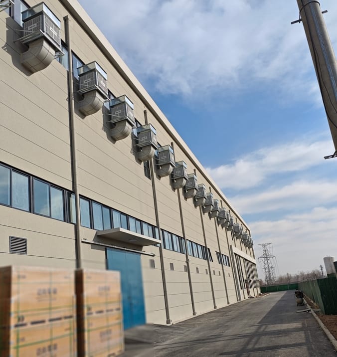 工業(yè)冷風(fēng)機水冷空調(diào)應(yīng)用大型廠房車間降溫通風(fēng)